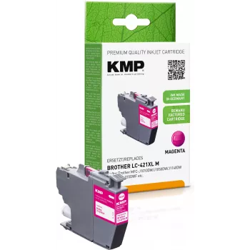 KMP obnovljena magenta kartuša s črnilom za Brother MFC-J1010DW (LC421XLM, 500 strani, 7 ml) 1548,4006