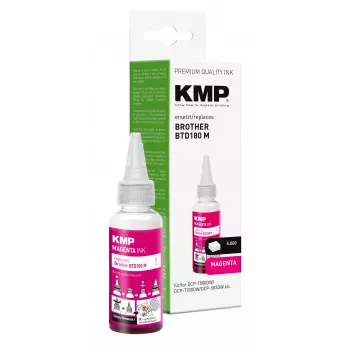 KMP črnilo za polnjenje za Brother BTD180M, magenta, 50 ml 1555,0006