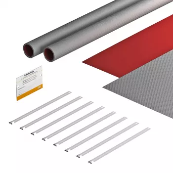 OBO Bettermann FSB-K32 komplet povojev za fotovoltaične sisteme, 550x380 mm, sivo-rdeč, 7203150