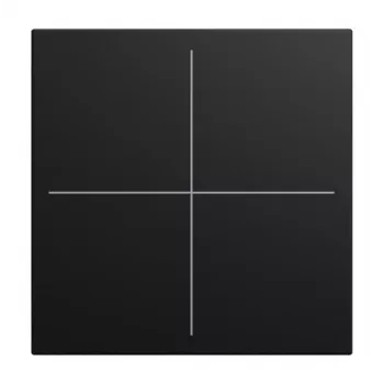 BUSCH-JAEGER pokrov 4-kratni LFW/A.4.55.11-915 črna mat (2CKA006199A0542)