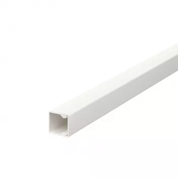 OBO BETTERMANN WDK15015RW kabelski kanal 15x15x2000mm, PVC, čisto bel, z luknjami v dnu 6191002