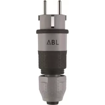 ABL 100000070 Professional 1530 vtič SCHUKO in francoski/belgijski vtič, Elamid 2K, IP54, sivo-črn