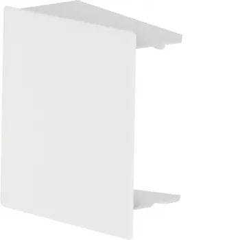 HAGER LFS6006069016 končni kos za kabelski kanal 60x60 mm, jeklena pločevina, prometno bela