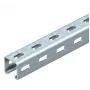 OBO Bettermann MS4141PP03 C-profilna tirnica s stransko luknjo, 41x41 mm, 3000 mm, vroče pocinkano jeklo 1122500