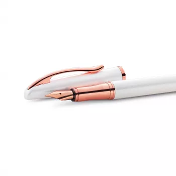 Pelikan Jazz Noble Elegance White pisalni set (nalivno pero in kemični svinčnik, srednja konica) 400197471