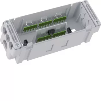 Hager razdelilna omarica GKVD26WK01 za parapetne kanalske sisteme 2x 5G2.5 + 6x 3G1
