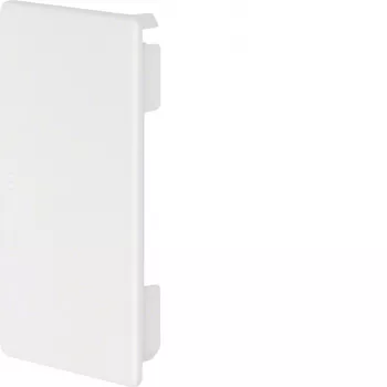 HAGER zaključni kos brez halogenov za kabelski kanal FB 60x110mm prometno bel FB6011069016