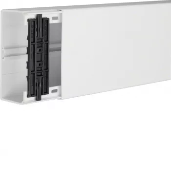 HAGER TEH FB6013009016 kabelski kanalski sistem z možnostjo montaže naprav/ločilne stene, PVC, čisto bel, 60x130x2000 mm