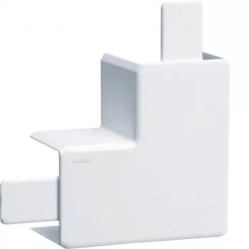 Hager TEH LFF2003559016 ploski kot, brez halogenov, za LF/LFF 20x33 mm, bel