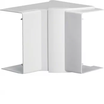 HAGER nastavljivi notranji kot LFF6011049016 za kanal LF/LFF/LFH 60x110, PVC, bel