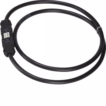 HAGER GKWAD03015 priključni kabel Winsta MINI 3x2.5mm² 1,5m črn