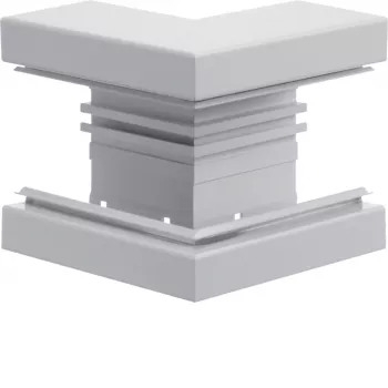 Hager BRA6513039016 osnovni profil zunanjega kota 68x130mm OT80mm prometno bela aluminij
