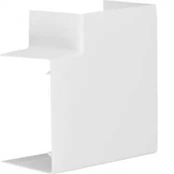 Hager LFF6009059016 ploski kot 90° za kanal 90x60 mm, bel RAL 9010