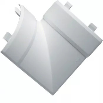 Hager EK4004059016 ploski kot za PVC kabelski kanal 40x40mm, prometno bela