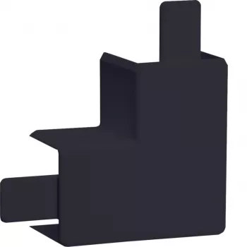 Hager LFF2003559011 ploski kot 33x20 mm grafitno črna