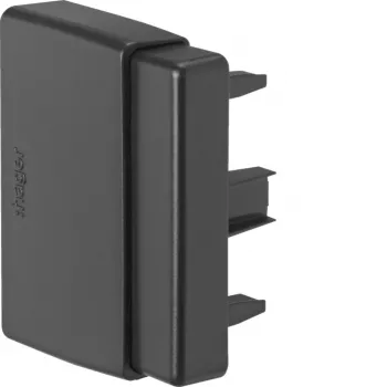 Hager končni kos LFF6006069011 za kanal LF 30/40/60x60mm, grafit
