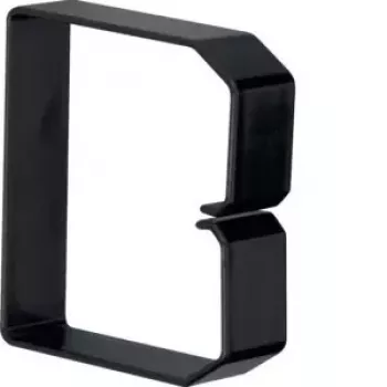 Hager B800803 črn PVC kabelski kanal 80x80mm 2m