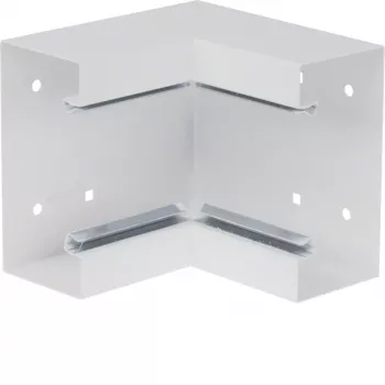 HAGER BRS651304 vws notranji kot iz osnovnega profila 68x130mm jeklena pločevina prometno bela RAL 9016 BRS6513049016