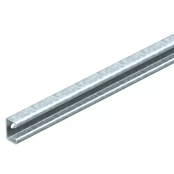 OBO Bettermann MS serija C-profilna montažna tirnica 40x22 mm, vroče pocinkano jeklo, 4920 mm dolžina, z režami 6007244