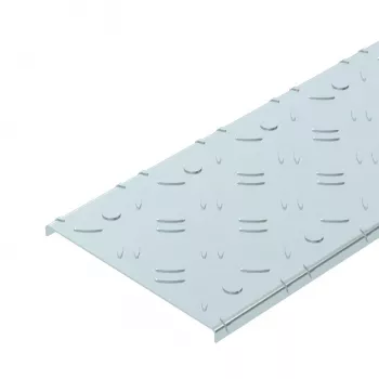 OBO Bettermann DBKR 200 FS rebrasti pločevinasti pokrov za pohodne kabelske police, 200x3000 mm, tračno pocinkan (6049121)