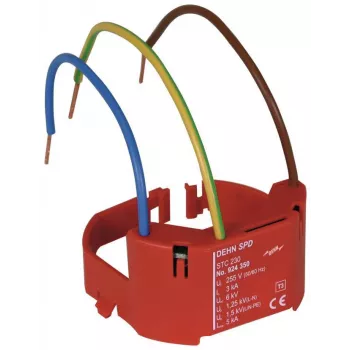 DEHN STC 230 naprava za zaščito pred prenapetostjo tipa 3, 230 V, spončni priključek, rdeča 924350