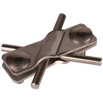 DEHN SV-sponka NIRO sponka za izenačevanje potencialov za okrogel vodnik 7-10 mm, nerjavno jeklo, 308229