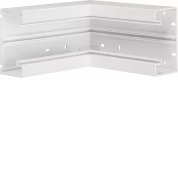 Hager BR6513049016 notranji kot za prsni kanal 130x68 mm, čisto bela