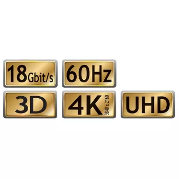 Maxtrack C 215-5 L kabel HDMI 5 m črn 4K Ultra HD High-Speed z Ethernetom
