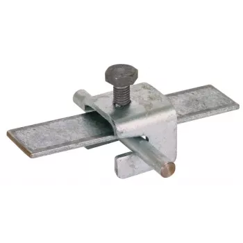 DEHN univerzalna sponka VK A UNI V2, vroče pocinkano jeklo, za okrogle vodnike 8-10 mm in ploščate vodnike 30x3,5/30x4 mm 308026