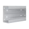Hager BR6513017035 spodnji del prsnega kanala, PVC, svetlo siv, 65x130mm, 2000mm