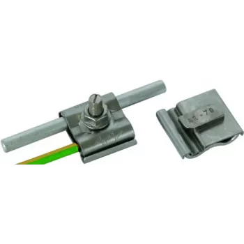 DEHN univerzalna ozemljitvena sponka M8 za Rd 8-10 mm in vodnike 4-50 mm², nerjavno jeklo (540250)