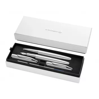 Pelikan Jazz Noble Elegance srebrn pisalni set (kemični svinčnik in mehanski svinčnik) 400197476