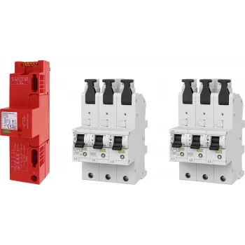 DEHN SET 2 DSH ZP B2 LSG 909656 komplet za zaščito pred prenapetostjo, TT + 2x DSHU