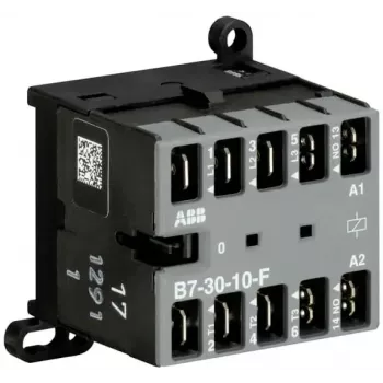 ABB B7-30-10-F-01 mini kontaktor, 3-polni, 1 NO, 24-60 V AC/DC tuljava, 9 A AC-3 GJL1311003R0101