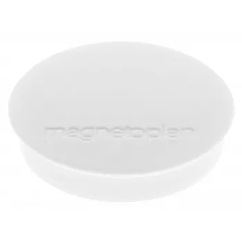 magnetoplan Discofix okrogel magnet standard, bel, polnega feritnega jedra, moč držanja 0,7 kg (1664200)