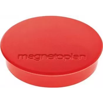 Magnetoplan Discofix okrogel magnet standard, rdeč, feritnega polnega jedra, moč držanja 0,7 kg (1664206)