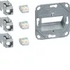 Hager Teha GMKSRJ45C6A3 Cat.6A oklopljen RJ45 priključni modul