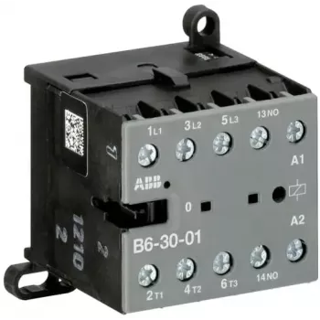 ABB B6-30-01 mini kontaktor 220-240V AC 3NO+1NC 6A GJL1211001R8010