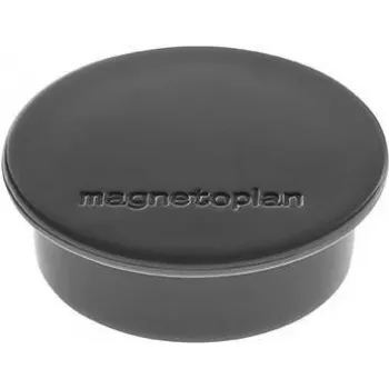 MAGNETOPLAN HOLTZ Discofix okrogli magnet, črn, feritno polno jedro, 2,2 kg moči držanja, 30 mm, paket 10 kosov (1662012)