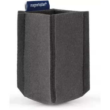 magnetoplan magnetoTray majhno držalo za pisala, sivi filc, 100% recikliran PET, magnetno 1227601