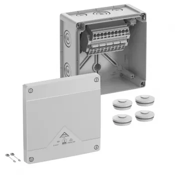 SPELSBERG Abox Pro SL-6² razdelilna omarica, IP66/IP67/IP69, 5-polna, siva 40644001