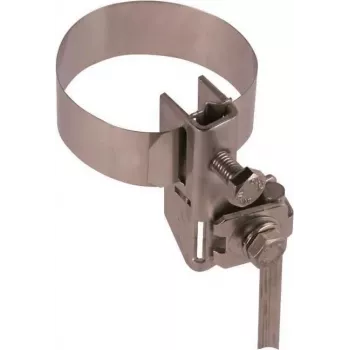 DEHN BRS 27.89 AK1X10 2X6.8 V2A nerjavno jeklo cevna objemka za zaščito pred strelo 540103