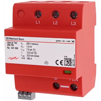DEHN 941306 DEHNshield DSH B TNC 255 FM aplikacijsko optimiziran kombinirani odvodnik