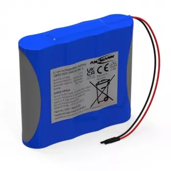 Ansmann Li-Ion baterijski paket 2S2P 7,2V 5100mAh 4x 18650 s kablom in BMS