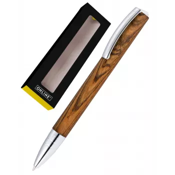ONLINE Schreibgeräte ONLINE Vision Nature Walnut kemični svinčnik – črno črnilo 36123