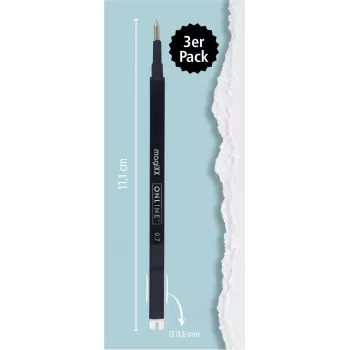 ONLINE magiXX gel vložek črn 0,7 mm, 3 kosi 40161/3
