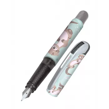 ONLINE College Otter nalivno pero, srednja konica, večbarvno 12643/3D