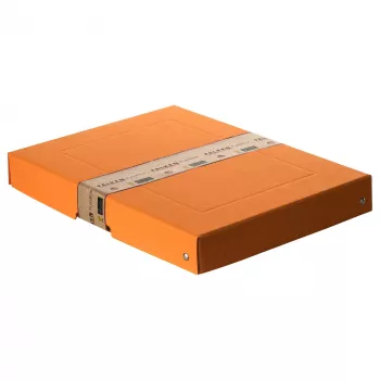 FALKEN PURE škatla za shranjevanje 500 listov pastelno oranžna 24,0 x 32,0 x 4,0 cm 22001832000F
