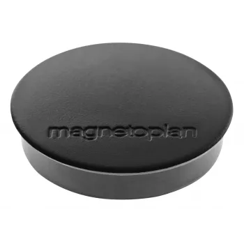 MAGNETOPLAN HOLTZ Discofix okrogel magnet standard črn, feritno jedro, 0,7 kg moč držanja, 30 mm, paket 10 kosov 1664212