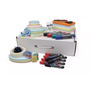 MAGNETOPLAN HOLTZ Trainer Basic set, kartonska kovčka z 2.800 kosi, identična moderatorski kovčki 11115 (11000)
